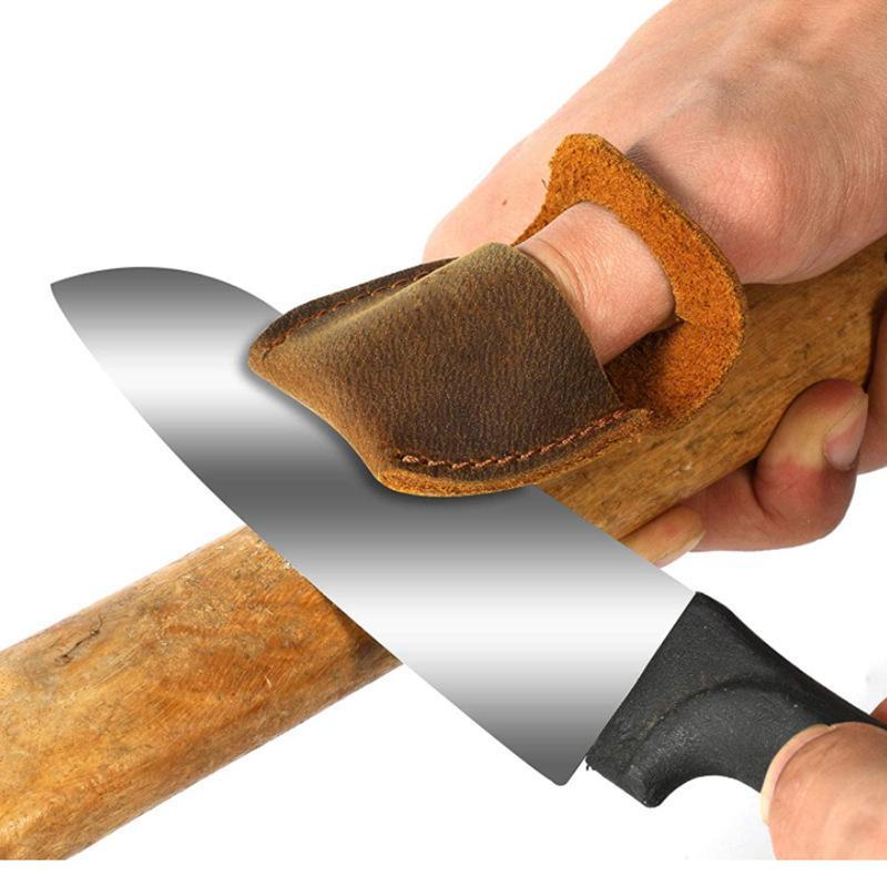 Woodworking Kitchen Projects - Protège-doigts en cuir de vachette pour