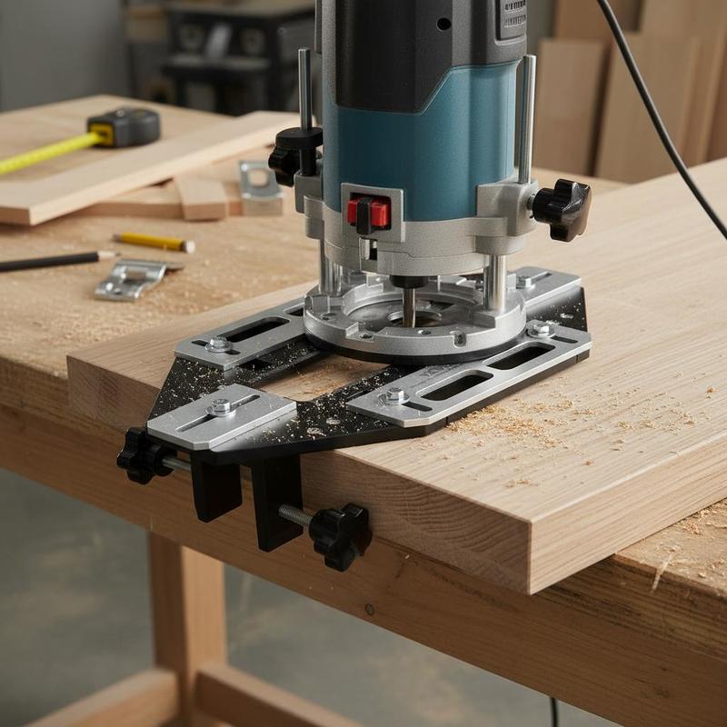 Woodworking Clamp - Gabarit de mortaise en alliage d'aluminium