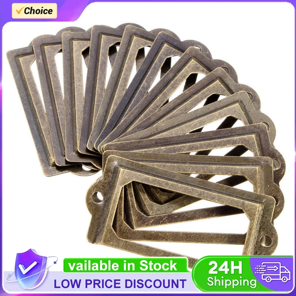 Woodworking Names - Porte-cartes de visite en laiton antique,