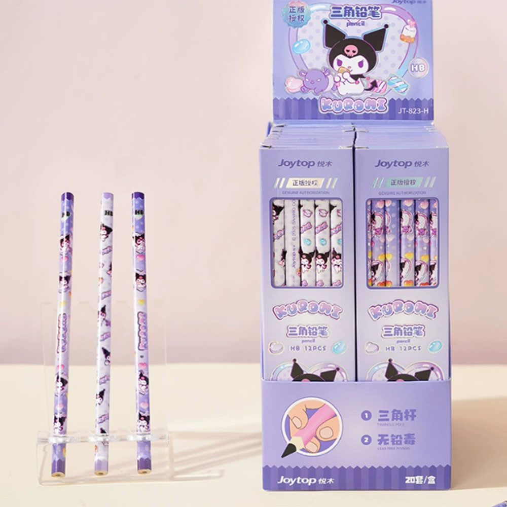 Woodworking Ideas - Crayons en bois HB Sanrio Kuromi