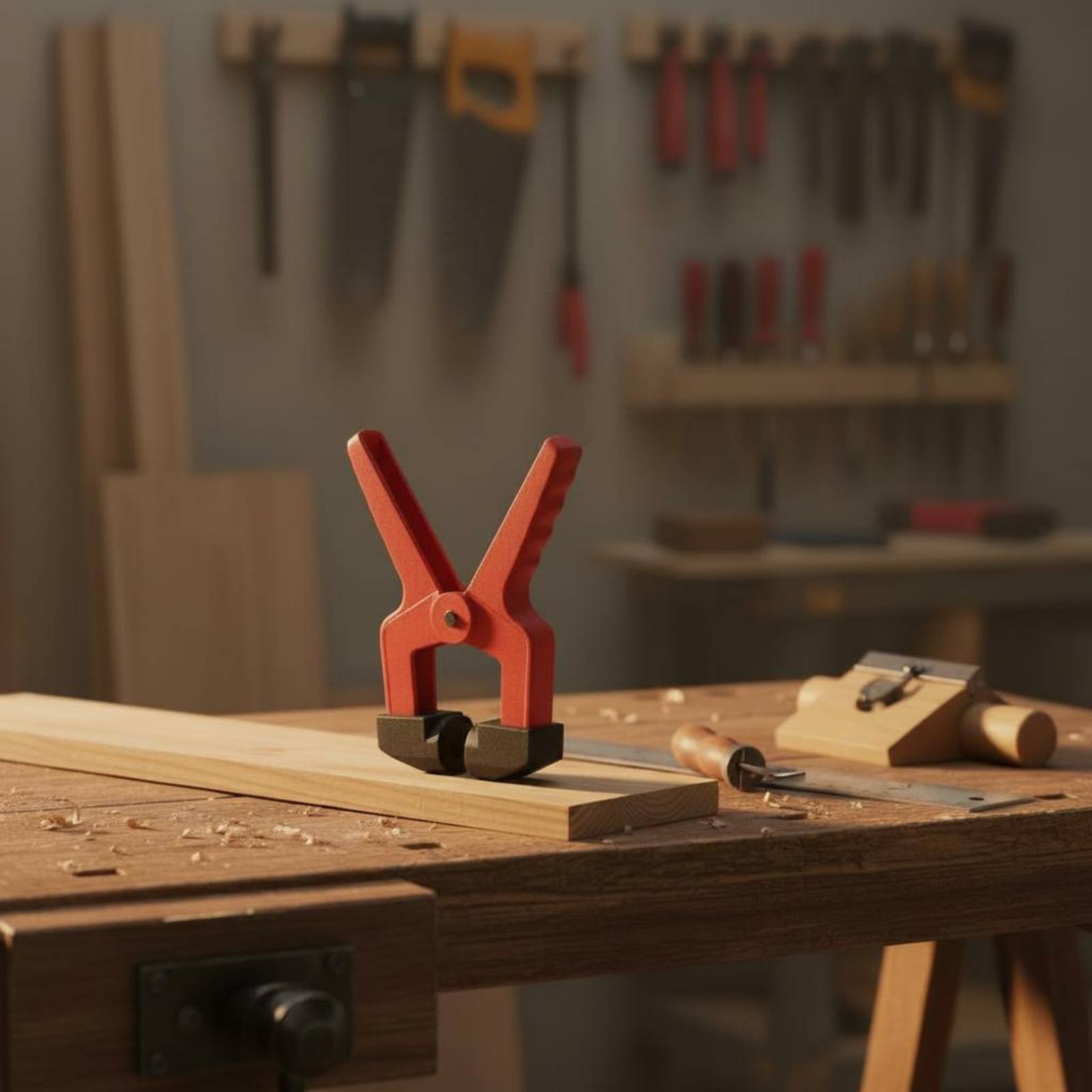 Pince triangulaire rouge en pl - Woodworking Clamp avis et prix