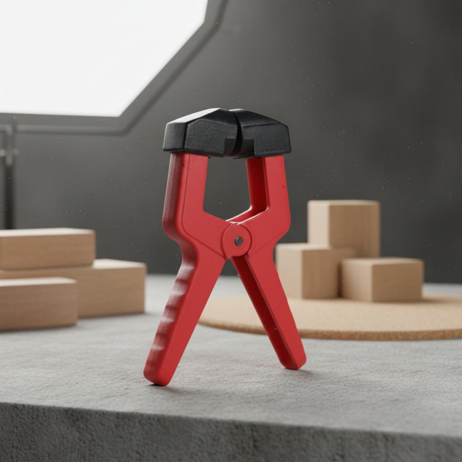 Pince triangulaire rouge en pl - Woodworking Clamp avis et prix